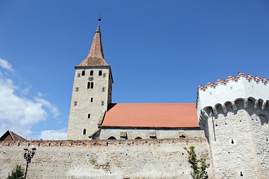 Aiud medieval fortress in Alba county - Transylvania Romania .