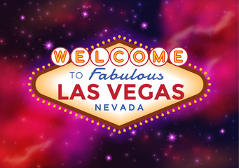 Obraz na płótnie Canvas Welcome to Las Vegas Sign