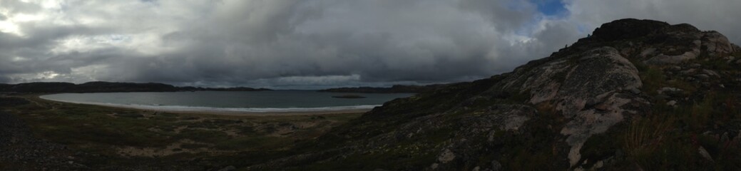 the Barents Sea. Teriberka, Murmansk region, Russia.