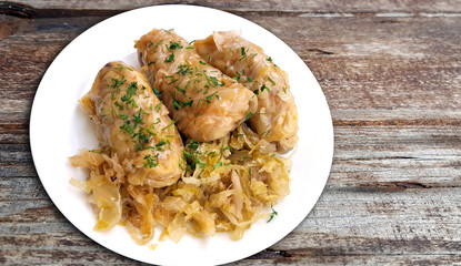 Stuffed cabbage rolls