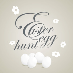 Easter egg hunt sand background