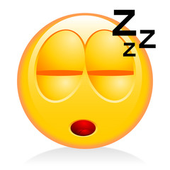 Emoji, emoticon - sleeping