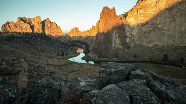 Time Lapse Sunrise at Smith Rock State Park