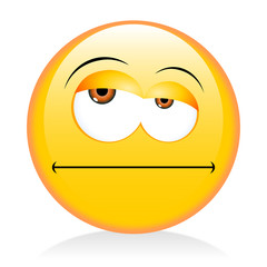 Emoji, emoticon - grumpy