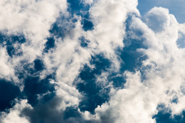 Obraz premium colorful dramatic sky with cloud at sunset