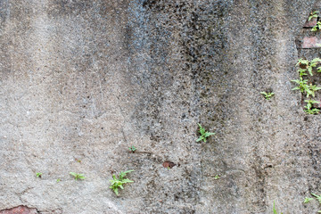 cracked concrete vintage brick wall background