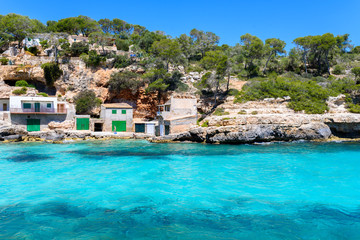 Fototapeta premium Cala Llombards - beautiful beach in bay of Mallorca, Spain