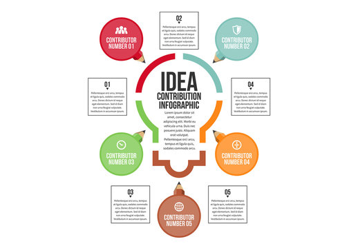 Lightbulb Elements Infographic 2