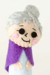 笑顔のおばあさん