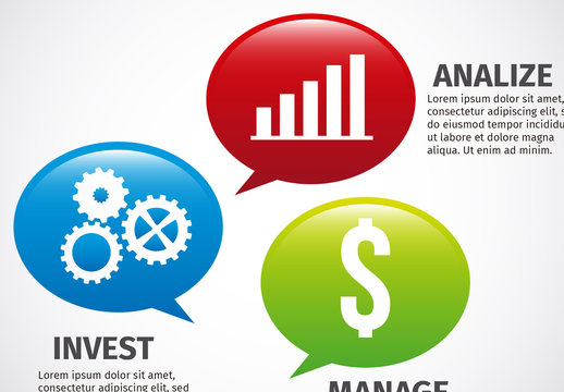 Colorful Financial Planning Investment Infographic Template