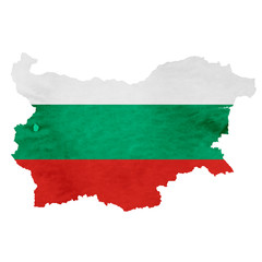 ブルガリア　地図　 国旗　アイコン