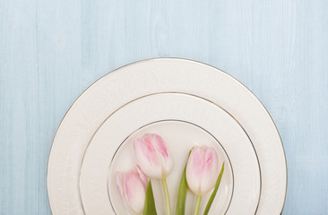 Floral Table Setting