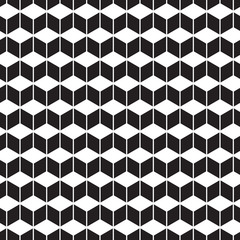 Seamless abstract geometric cube pattern