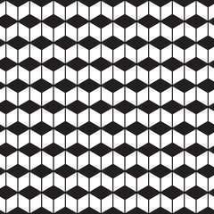 Seamless abstract geometric cube pattern