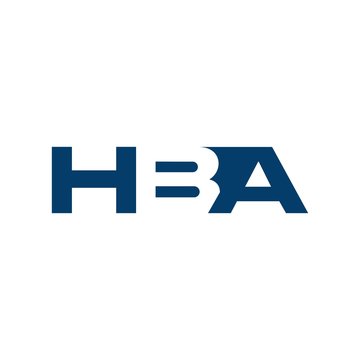 letter H, A and B logo vector