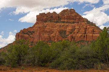 Fototapeta na wymiar Red Rock Mountain