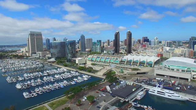 Aerial Downtown San Diego