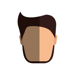 young man avatar character vector illustration design