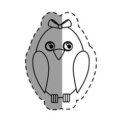 cute bird isolated icon vector illustration design