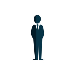 young businessman avatar character vector illustration design