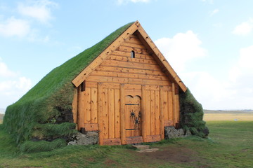 アイスランドの小屋