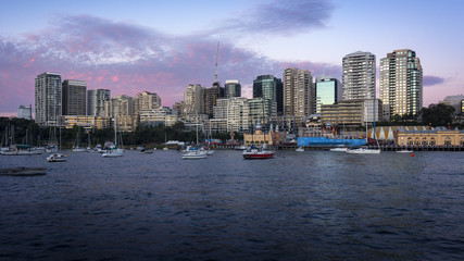 Fototapeta na wymiar Sydney City Waterfront Building