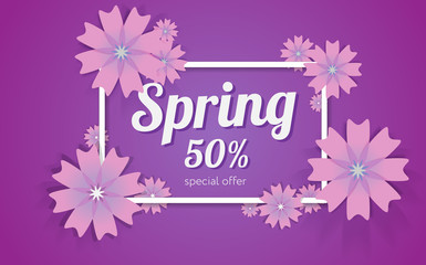  Spring or summer design for greeting cards.Vector flowers set.