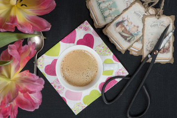 Kaffeegenuss zur Osterzeit