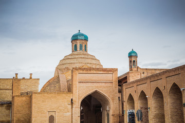 Fototapeta na wymiar Historical city Bukhara ancient architect buildings useful for background