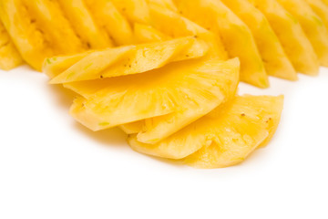 Peeled pineapple