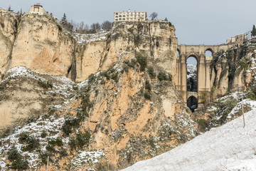 The bridge of Ronda, Malaga, Spain
