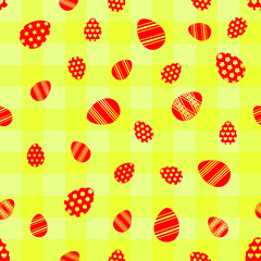 vector eggs. seamless pattern. easter background