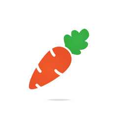 Carrot icon vector