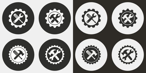 Tool icon set.