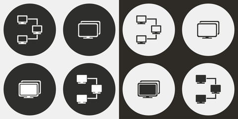 Network icon set.