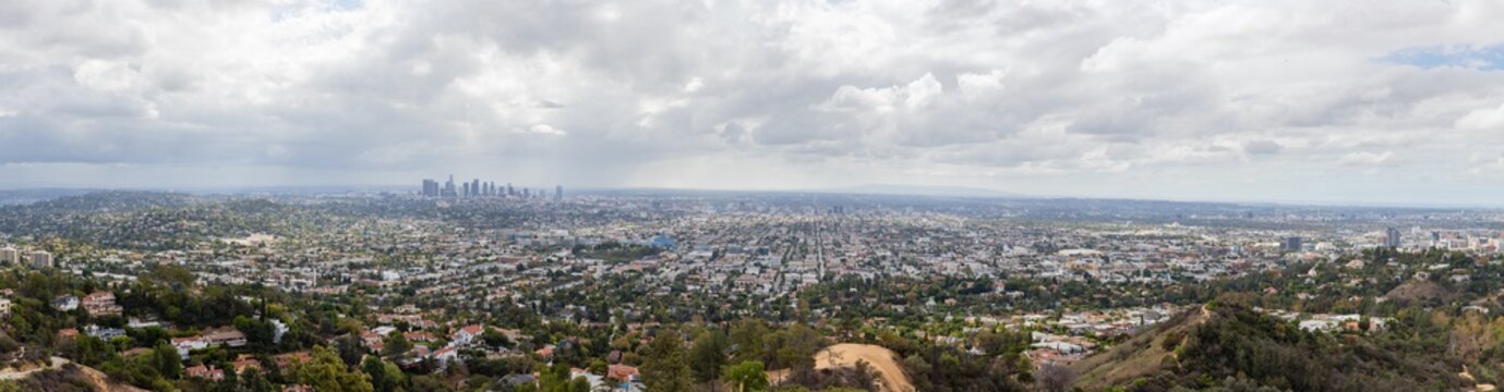 Panoramic view of Los Angeles, California