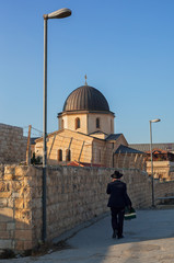 Wall and al aqsa mosque.