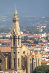 Fototapeta na wymiar Basilica of Santa Croce in Florence, Tuscany, Italy