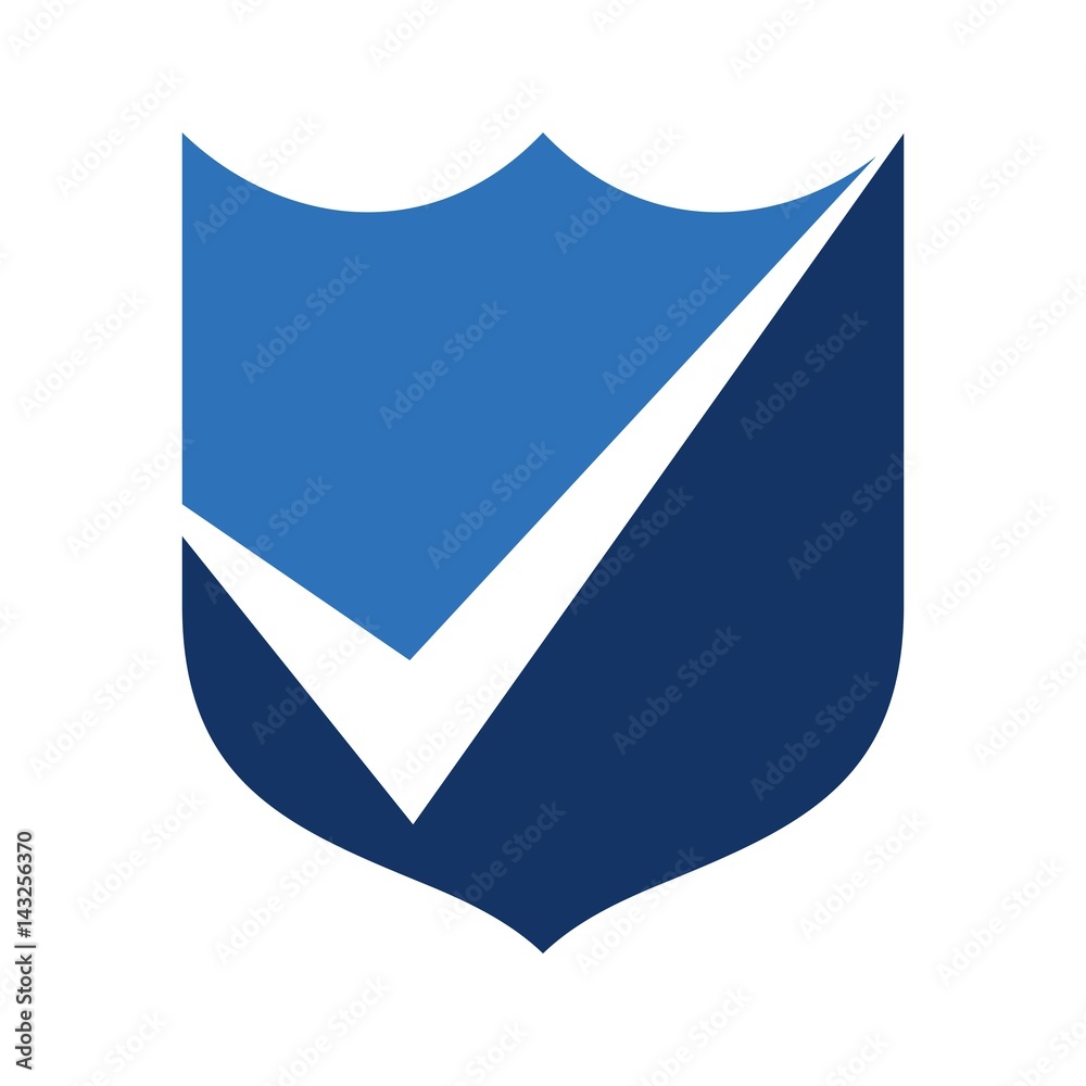 Canvas Prints check mark logo vector.