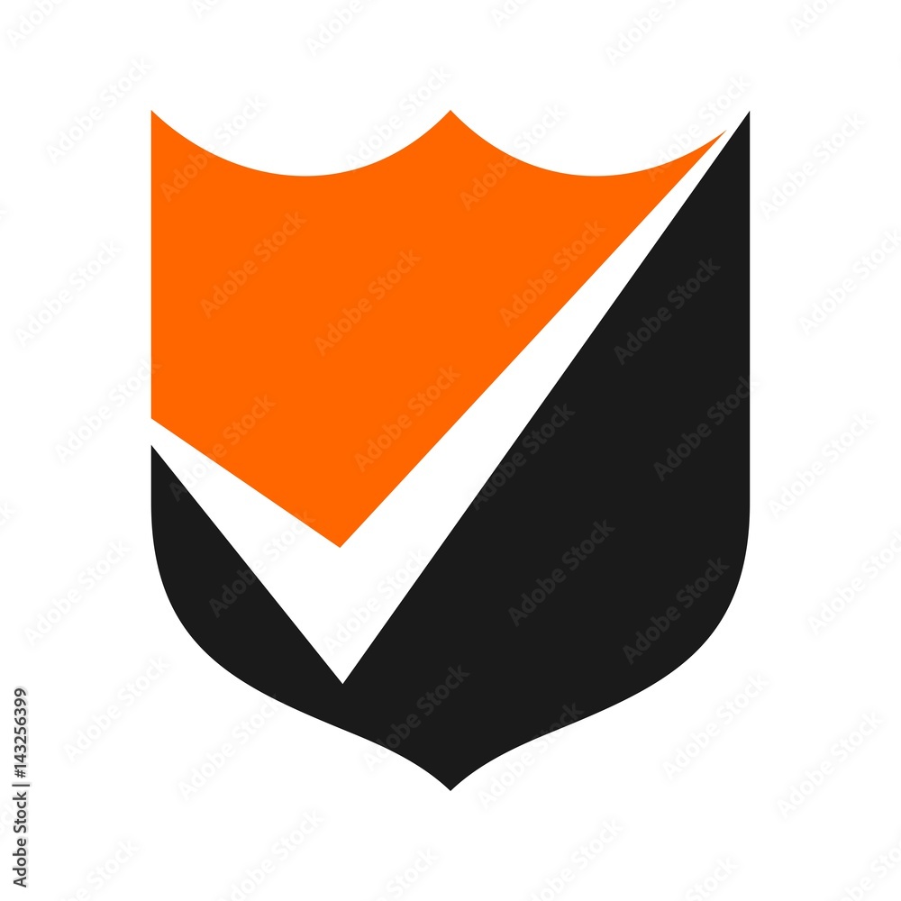 Canvas Prints check mark logo vector.