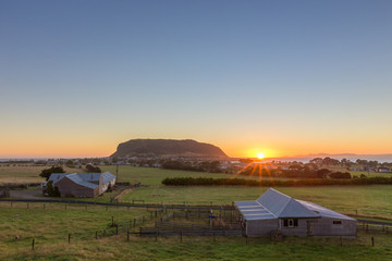 Sunrise at Stanley, Tasmania