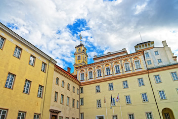 Observatory tower and courtyard of Vilnius University