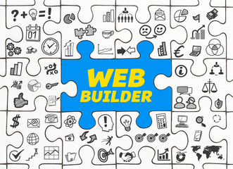 Web Builder / Puzzle mit Symbole