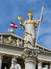 Obraz premium Österreich, Wien, Parlament