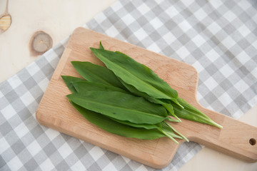 Frischer Bärlauch 
