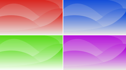 Set of abstract gradient backgrounds for the Website