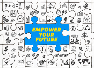 Empower your Future / Puzzle mit Symbole