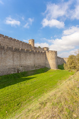 Fototapeta na wymiar Carcassonne, les remparts de la Cité Médiévale