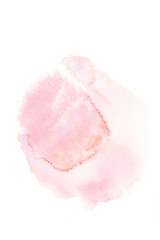 Abstract watercolor brush stroke background.