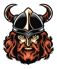 Viking warrior head